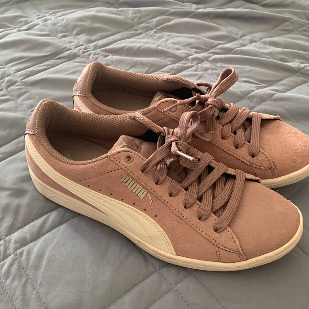 Purple puma soft soles. Size 7